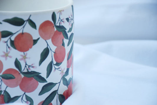 Orange Branch Ceramic Planter/Vase My Store