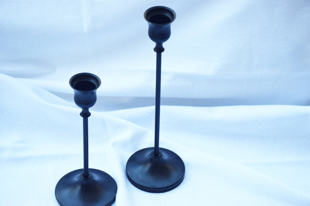 Black Taper Candle Holders My Store