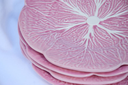 Pink Cabbage Plates My Store