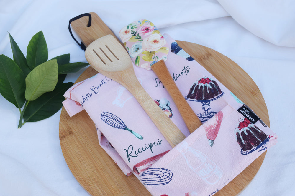 Pretty in Pink Baking Apron Gift Set My Store