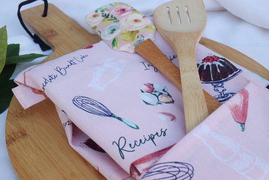 Pretty in Pink Baking Apron Gift Set My Store