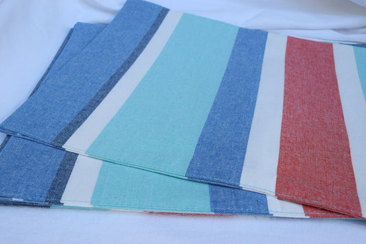 Coastal Striped Place Mats My Store