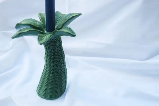 Green Palm Tree Candle Holder My Store
