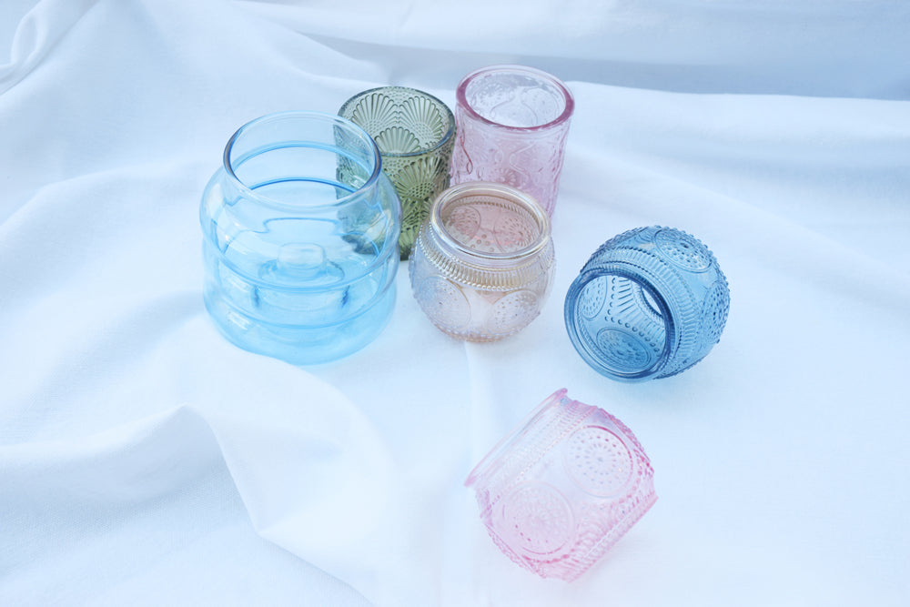 Multi Colour Glass Votive Candleholders/Vases My Store