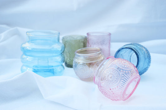 Multi Colour Glass Votive Candleholders/Vases My Store