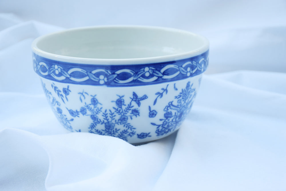 Chinoiserie Blue and White Porcelain Bowl My Store