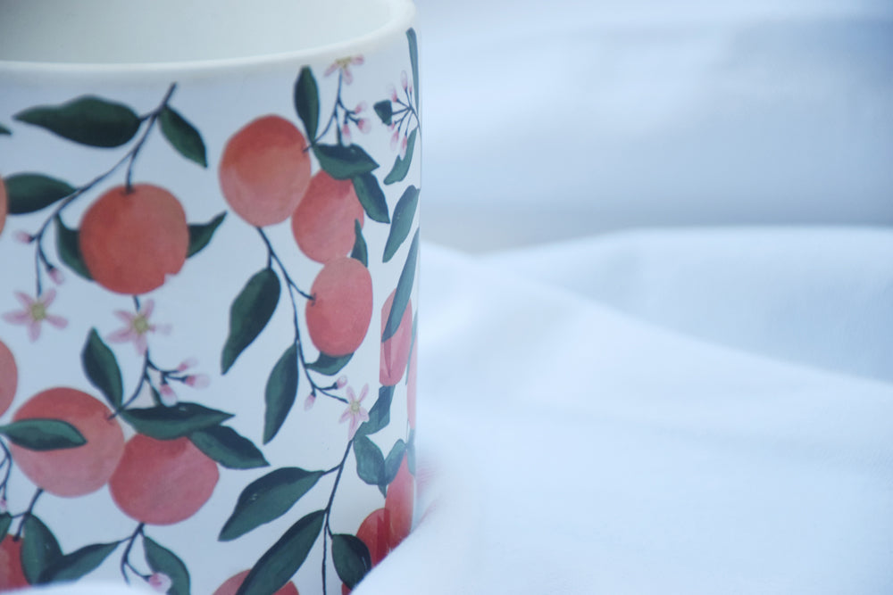 Orange Branch Ceramic Planter/Vase My Store
