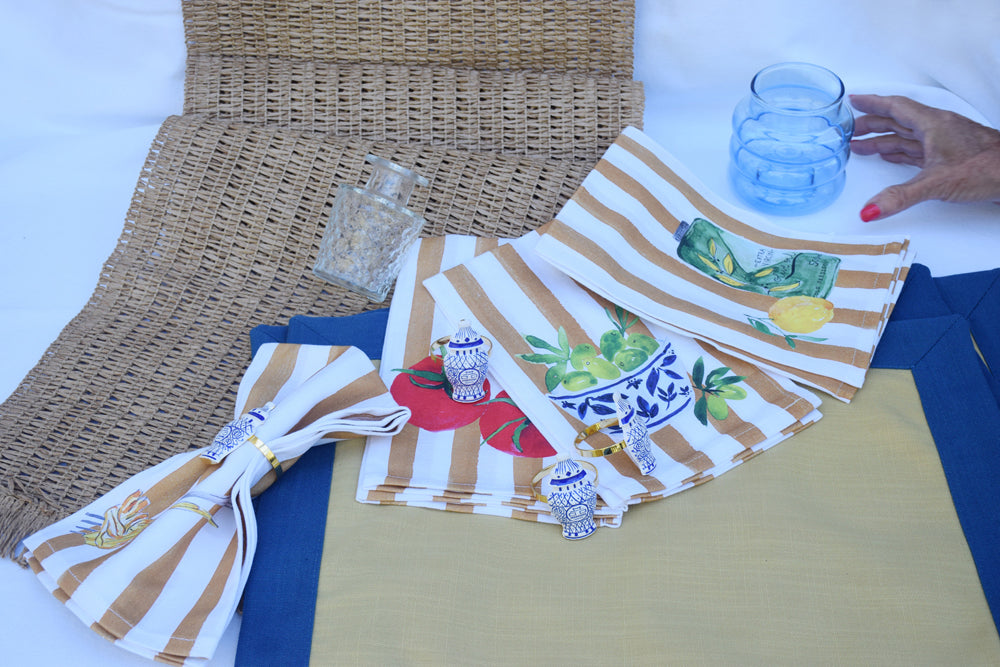 The Mediterranean Long Lunch Tablescaping Kit My Store