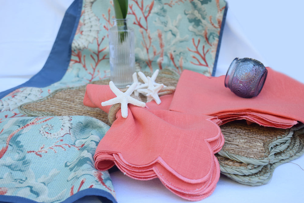 Palm Cove Coral Tablescaping Kit My Store