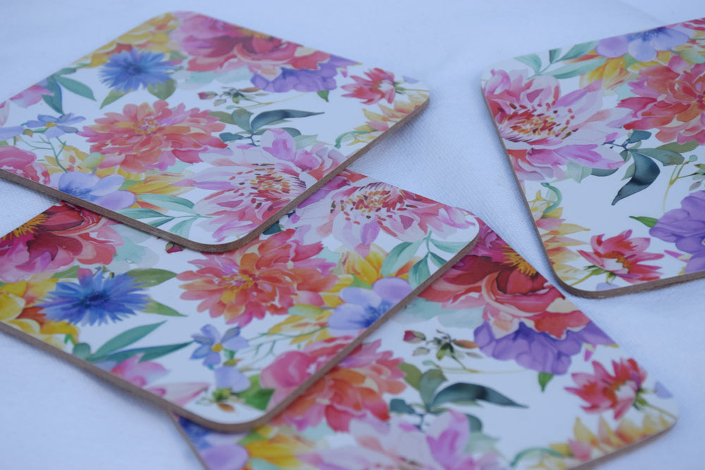 Spring Floral Coasters My Store