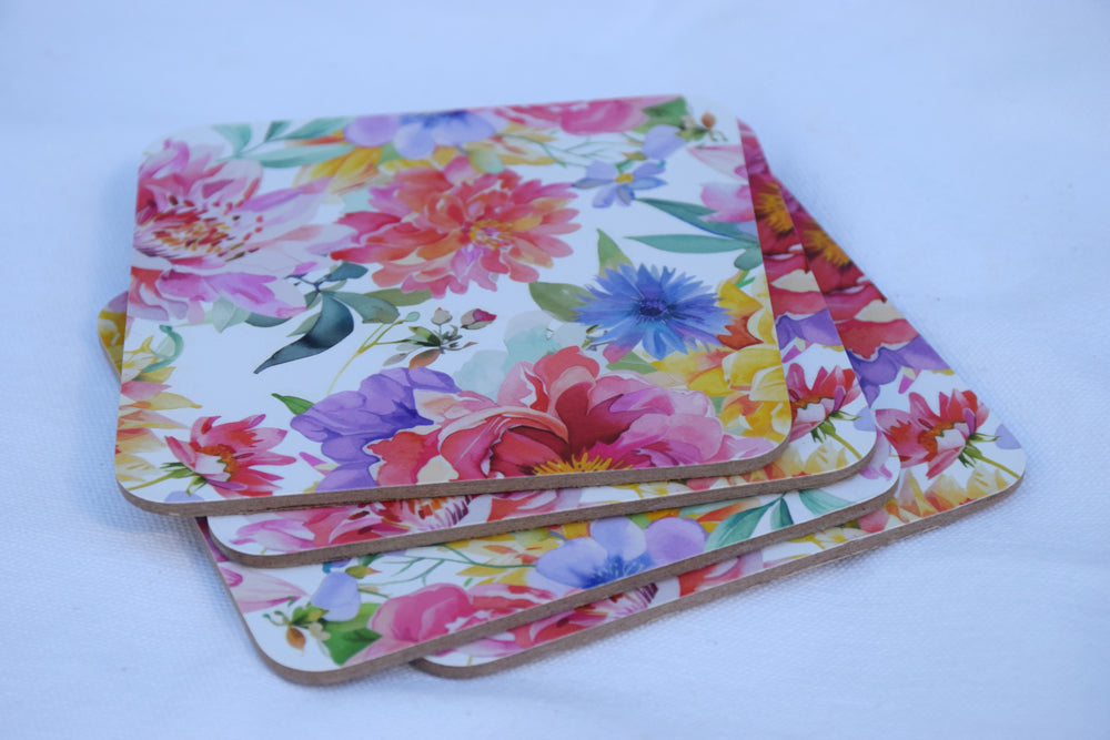 Spring Floral Coasters My Store