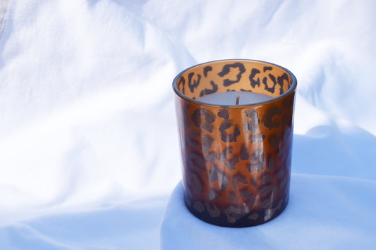 Leopard Print Amber Candle My Store