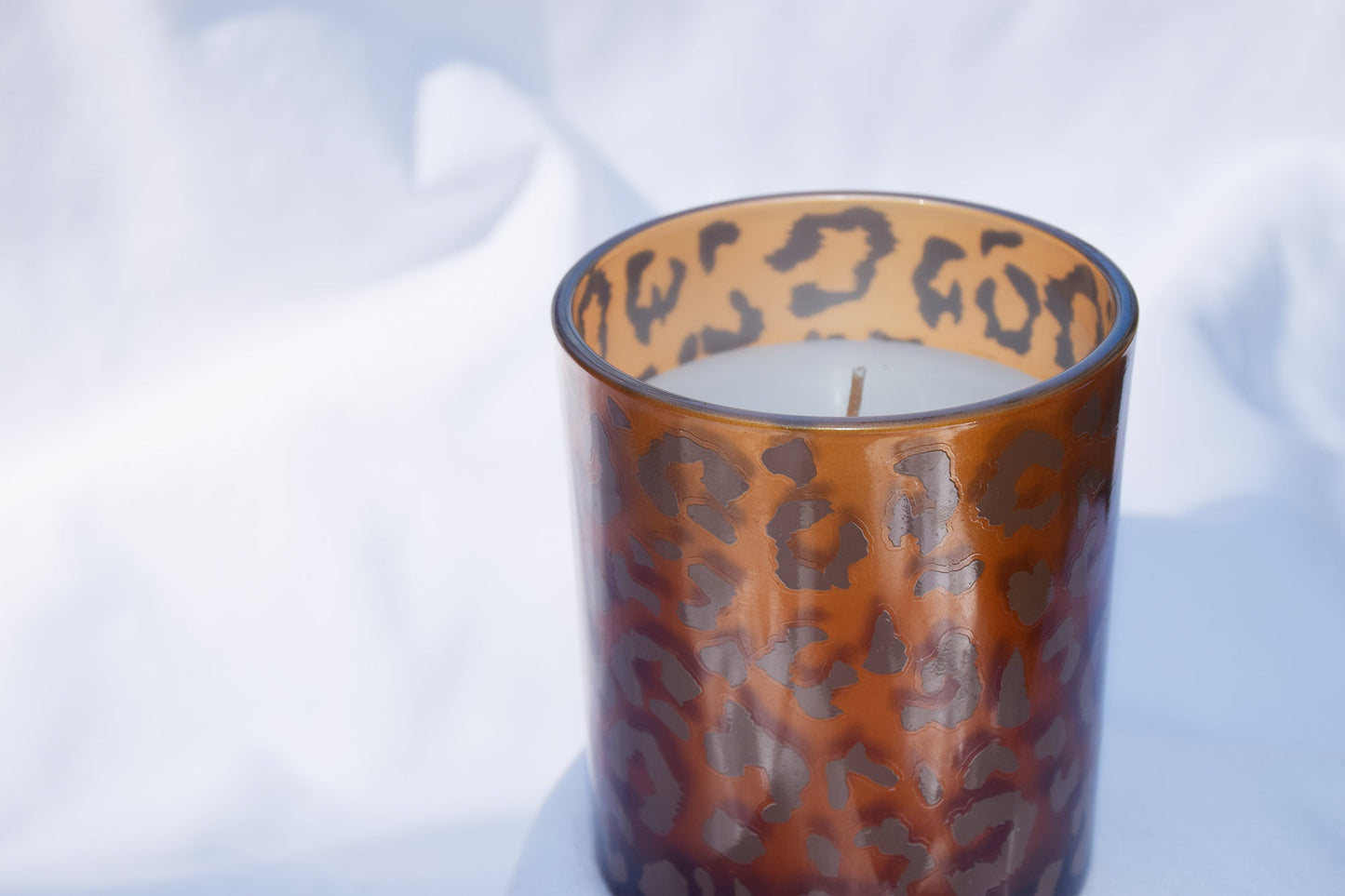 Leopard Print Amber Candle My Store
